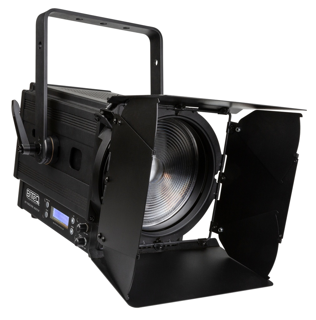 BRITEQ - BT-THEATRE 400TW - Powerful 400W LED theater / TV Fresnel with tunable white ranging from 2800K to 6000K, combined with exceptional photometric / price ratio and good light output!