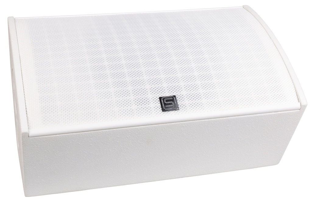 SYNQ - SC-08 WHITE - Compact but powerful 8" coaxial speaker cabinet - white finish