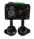 BRITEQ - BT-XLR3TO5 COMBIKIT - Modification kit to modify IP65 XLR 3pin (male/female) to IP65 XLR 5pin (male/female)