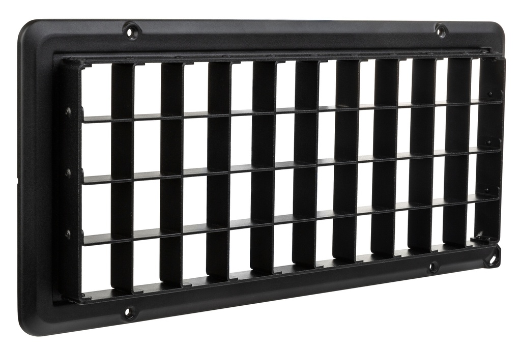 BRITEQ - BT-CHROMA 800 - Anti Glare Grid - This light shield is mounted on the BT-CHROMA 800 to block the view of LEDs when installed, and to avoid annoying glare of people passing by