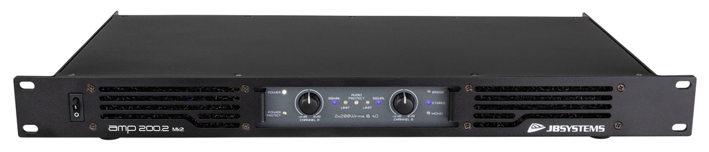 JB SYSTEMS - AMP200.2 Mk2 - Power amplifier 2x 250Wrms / 4ohm