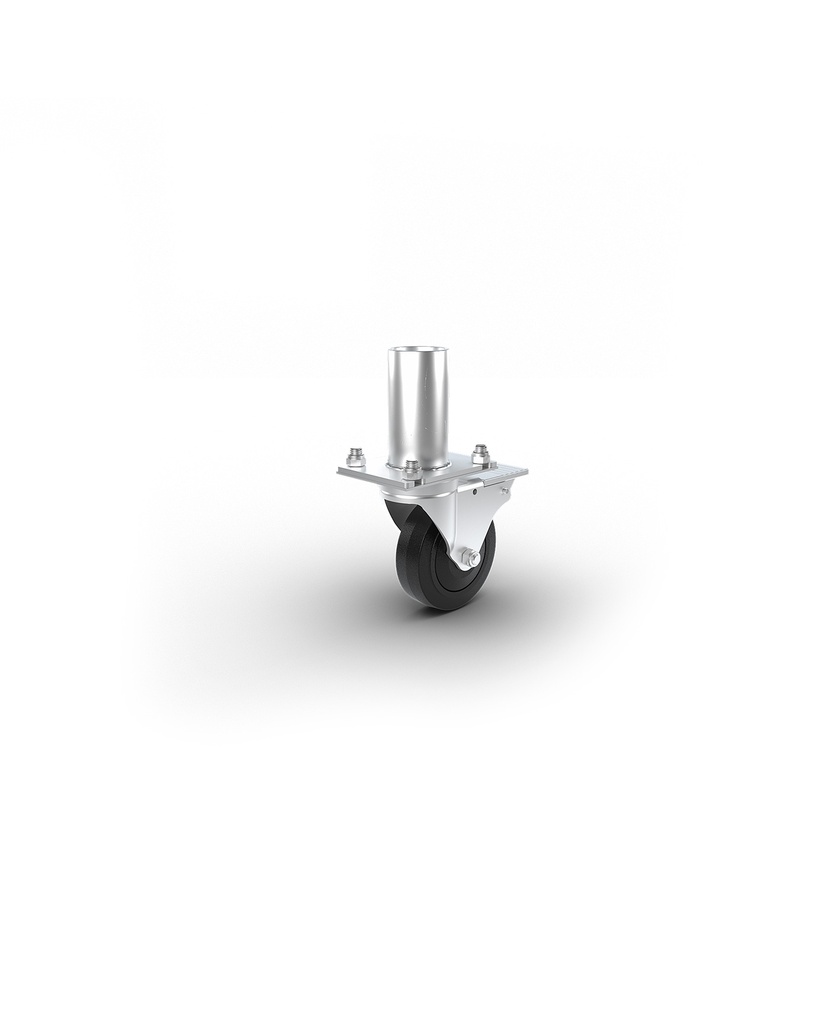 CONTESTAGE - PLTPRO-WE25 - Round leg with wheel - height 25cm