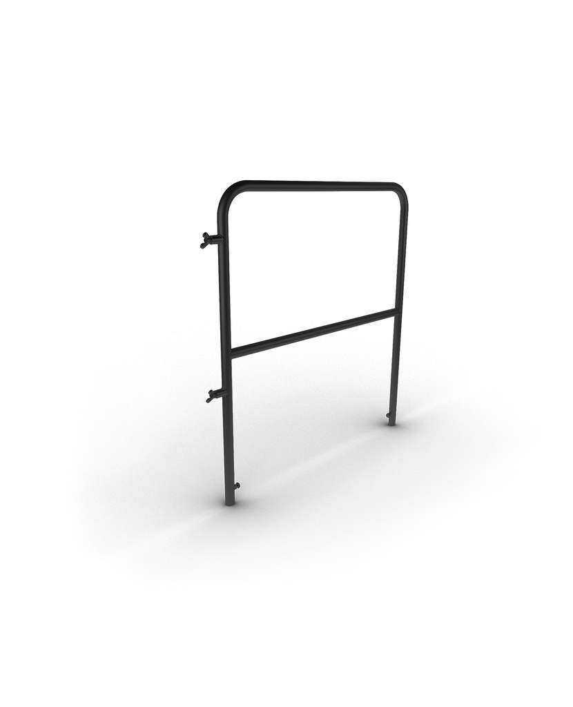CONTESTAGE - PLTPRO-Hh1x1 - Stage Handrail for PLTPRO platform: Length 1m - Black