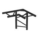 CONTESTAGE - AGDUO29-08 blk - TRUSS DUO290 Corner joint black - 3 directions - 90° - upright - Connection kit included