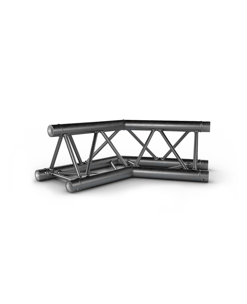CONTESTAGE - AG29-022 blk - TRUSS TRIO 290 angle - Black - 120° - 2 directions - Connection kit included