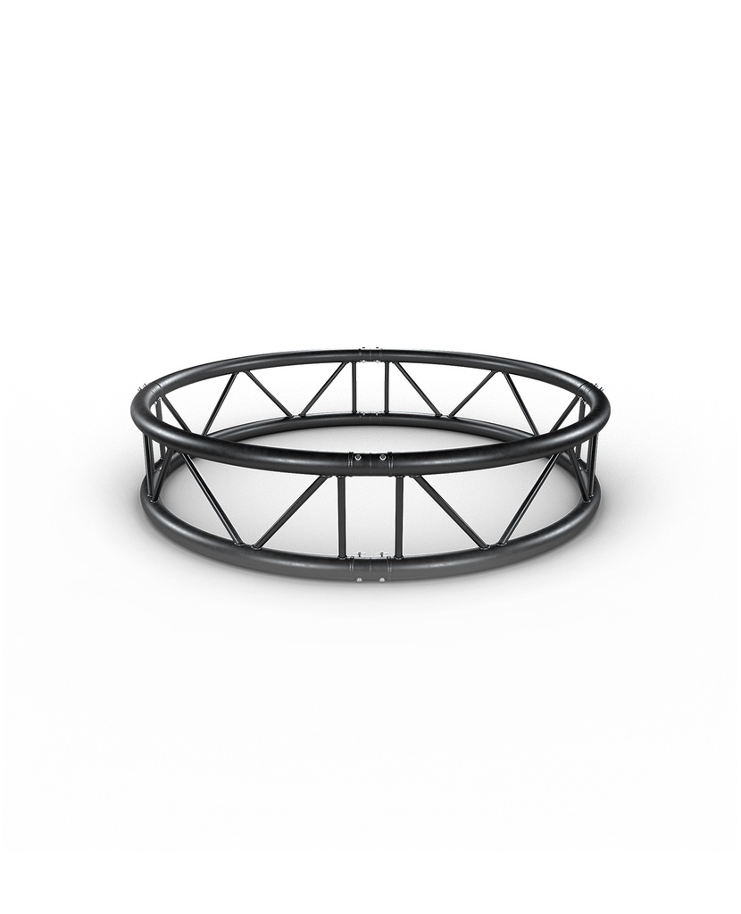 CONTESTAGE - CDUOV29-300 blk - TRUSS DUO290 Vertical circle - Black - Diameter: 3m - 4 parts