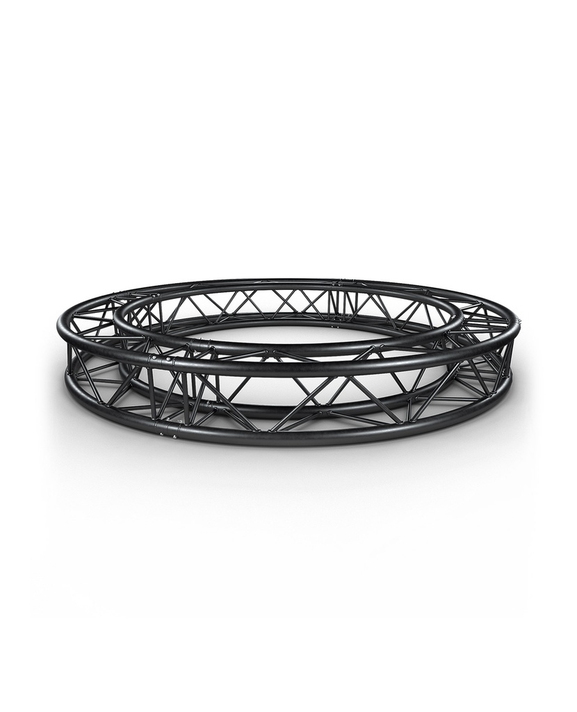 CONTESTAGE - CQUA29-200 blk - ALU TRUSS Quatro 290 Circle – Black – Diameter: 2m – 4 parts