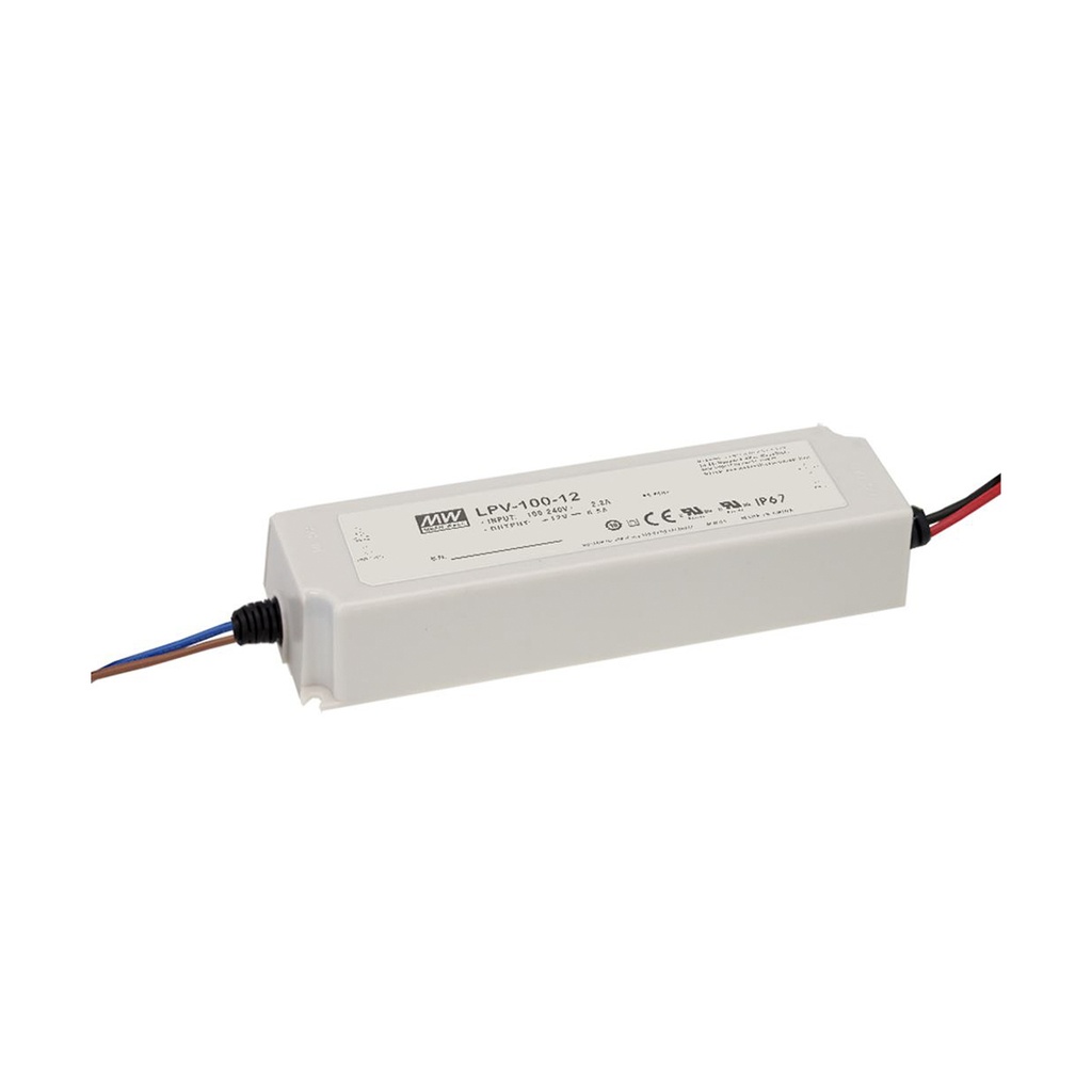 CONTEST - LPV-100-24 - MEAN WELL Power supply 24V DC 100W max. -  IP67 – 1 output