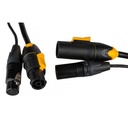 HILEC - TRUE1/XLR-5P COMBI CABLE 10M - Combicable with Neutrik® 5pin XLR and Neutrik® PowerCON TRUE1 connectors, 10m