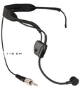 JB SYSTEMS - HF-HEADSET FITNESS - Very robust headset condenser microphone with lockable mini-jack for use with the HF-BPACK