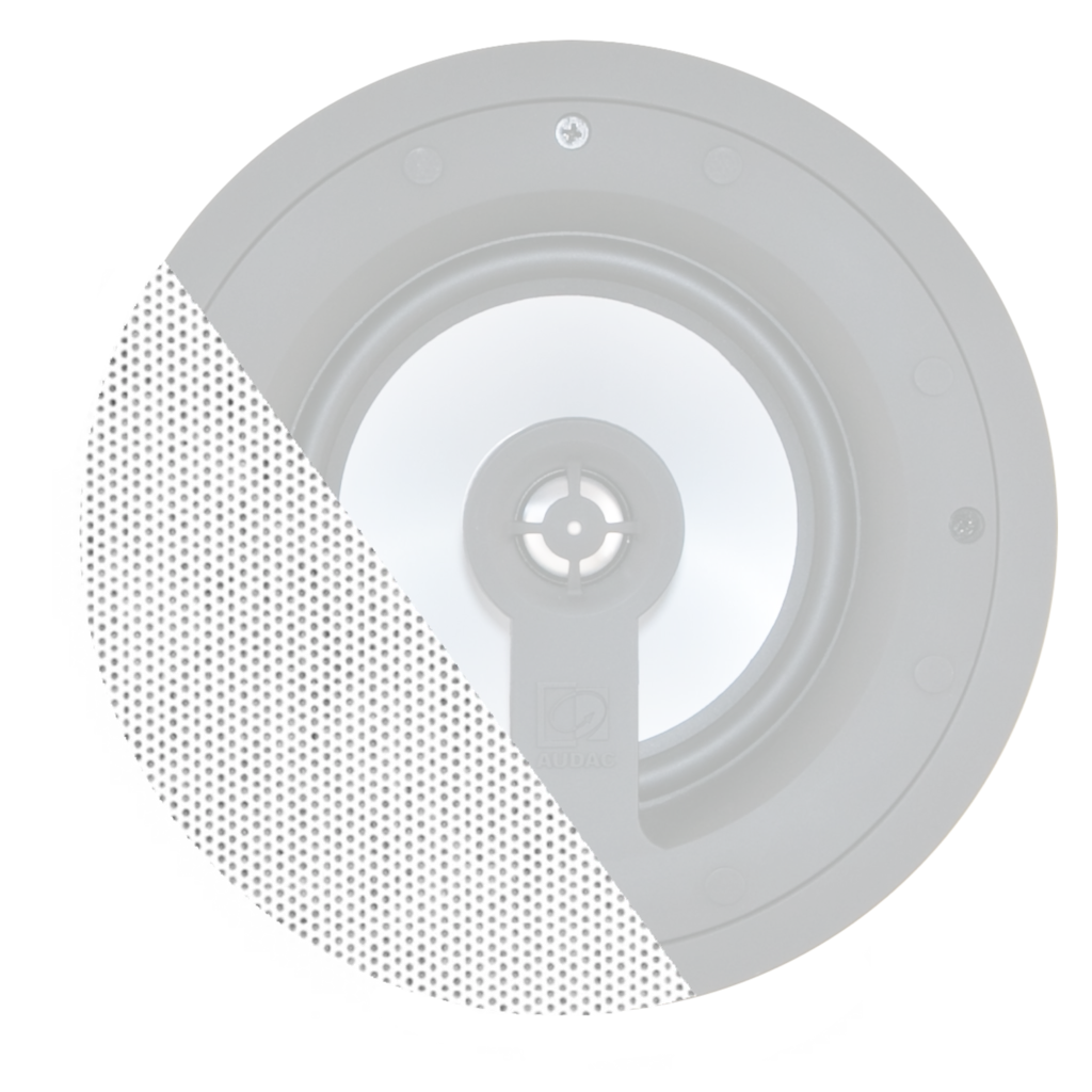 AUDAC - GLC06I/W - Front grill for CELO6 - White version (RAL9016 + Logo)