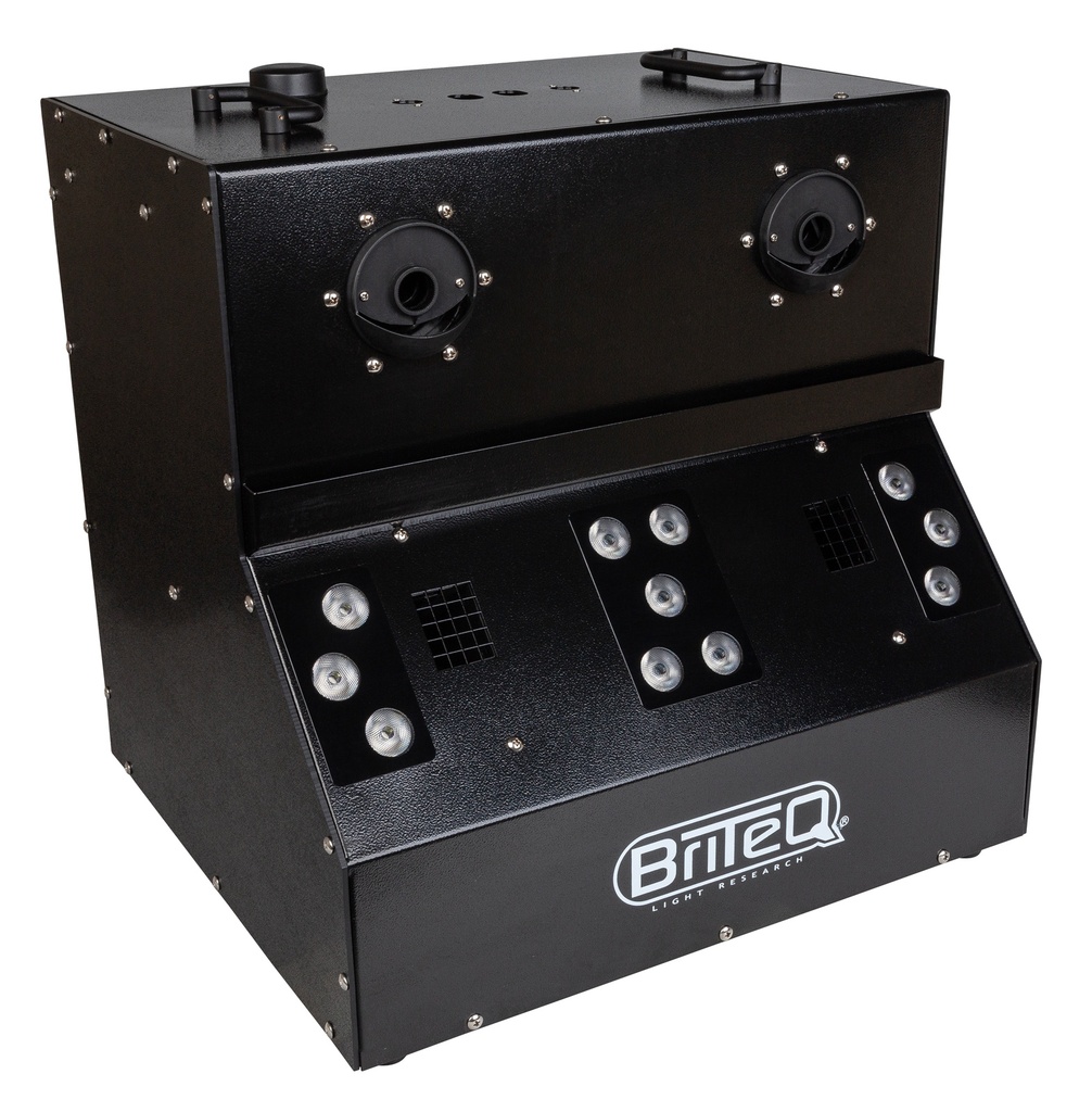 BRITEQ - BT-BUBBLEFOG - Powerful bubble and fog machine combination with 11 pcs of 8Watt-RGBA LED’s