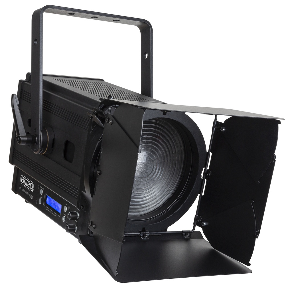BRITEQ - BT-THEATRE 150EZ Mk2 - Very powerful 150Watt LED theater spot with motorized 8°-52° zoom and excellent very low noise cooling