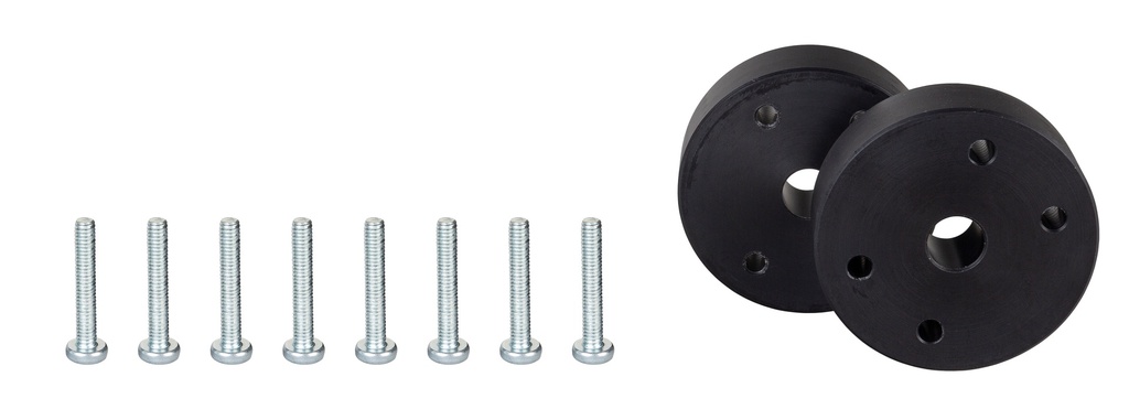 BRITEQ - BT-THEATRE YOKE ADAPTER-2 - Kit to adapt the BT-THEATRE YOKE perfectly to the BT-THEATRE 100MZ or BT-THEATRE 200TW theatre Fresnel