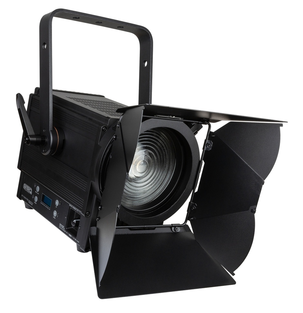 BRITEQ - BT-THEATRE 200TW - Powerful 200W LED theater / TV Fresnel with tunable white ranging from 2800K to 6000K, combined with exceptional photometric / price ratio and good light output!