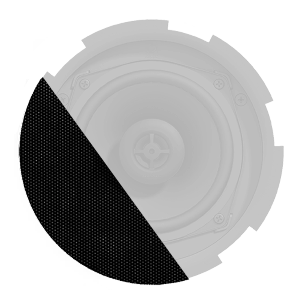 AUDAC - GLI05/OB - Front grill for CIRA5 and CALI4 series with cloth & outdoor treatment - Black version