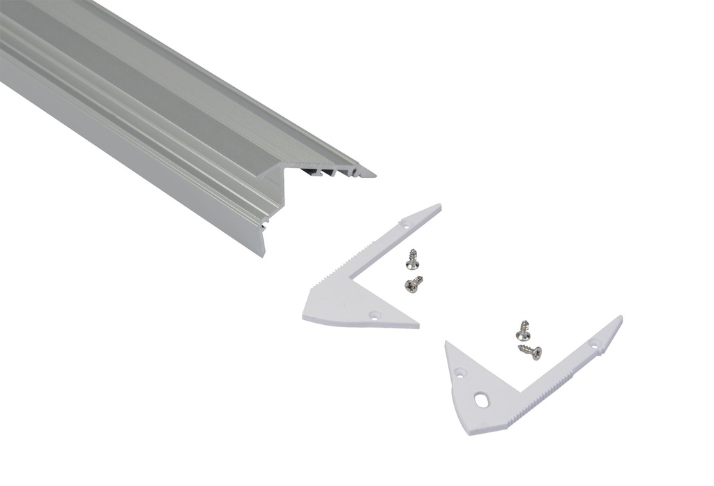 CONTEST - TAPEprofil-F - Aluminium proﬁle stair nosing - length 2m

