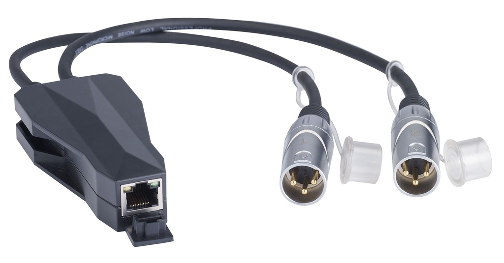 AUDIOPHONY - ConvD2out - Dante converter RJ45 to XLR3 analog out