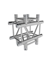 CONTESTAGE - QUATRO-A04 - Quatro aluminium corner 290 - heavy duty - 4 directions 90° - Connection kits included