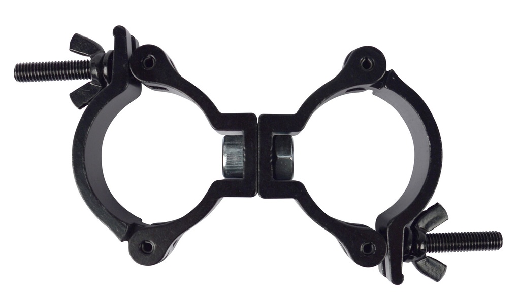 CONTESTAGE - SWIVEL CLAMP 102 B - Double mounting clamp for 46~51mm tube MWL 75kg - Black