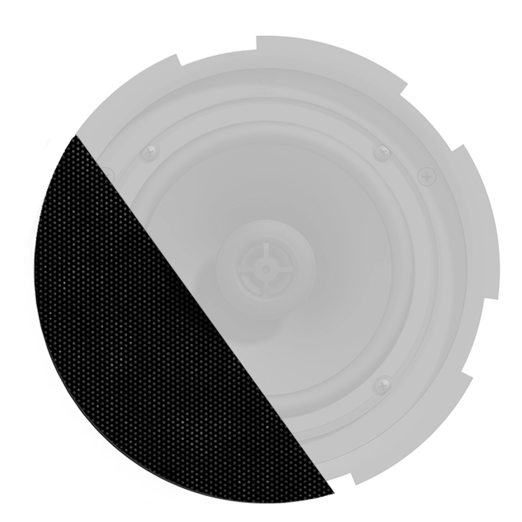 AUDAC - GLI07/OB - Front grill for CIRA7 series with cloth & outdoor treatment - Black version
