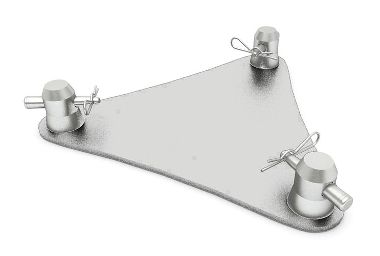 CONTESTAGE - EM29-B3T - Light triangular baseplate for PT29 trusses