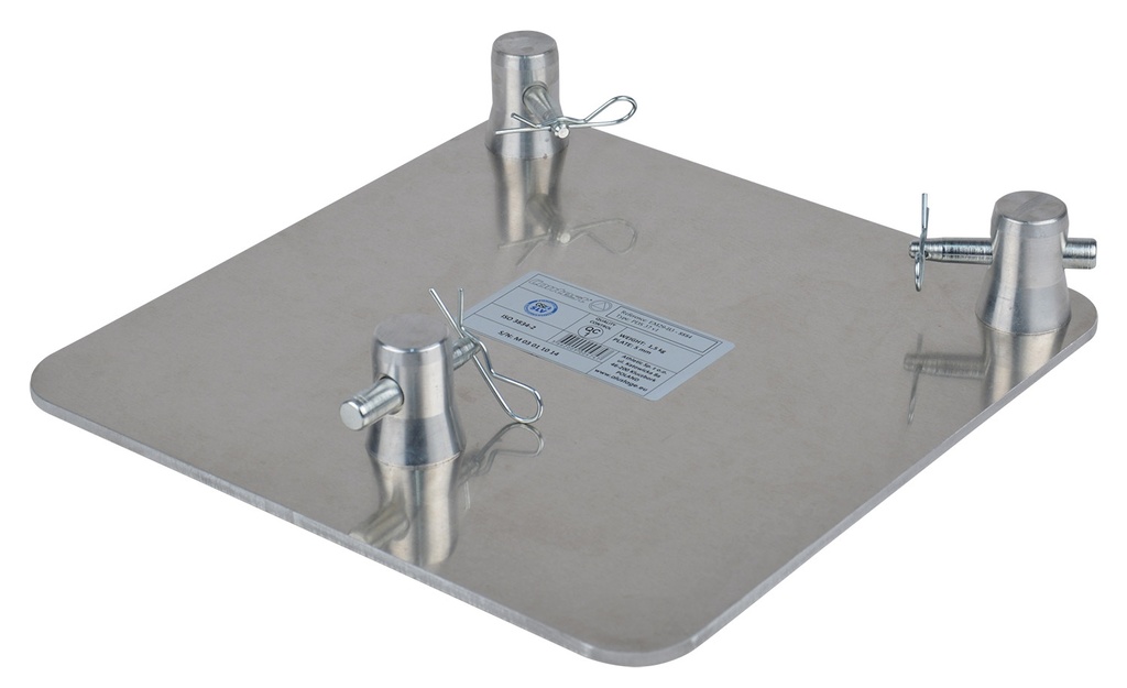 CONTESTAGE - EM29-B3 - Triangular truss baseplate - 290mm - with connectors