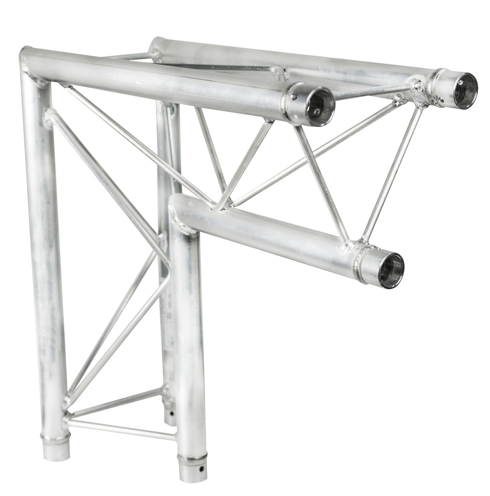 CONTESTAGE - DECO22T-AG05 - 220mm triangular angle - 2 directions - 90° - 50cm - vertical - Connection kit included