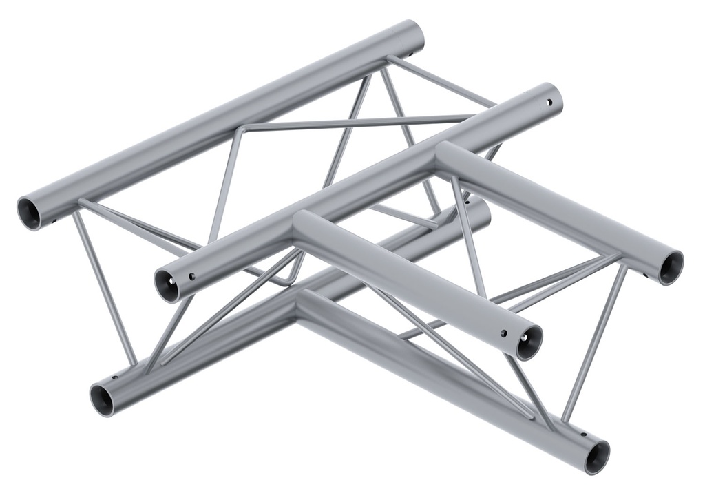 CONTESTAGE - DECO22T-AG04 - 220mm triangular angle - 3 directions - 90° - 50cm - Connection kits included