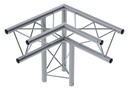 CONTESTAGE - DECO22T-AG03 - 220mm triangular angle - 3 directions - 90° - 50cm - Left-hand - Connection kits included