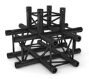 CONTESTAGE - AGQUA-07 blk - TRUSS Quatro 290 angle - 90° - 5 directions - black - Connection kits included