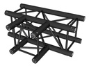 CONTESTAGE - AGQUA-05 blk - TRUSS Quatro 290 angle - 90° - 3 directions - black - Connection kit included