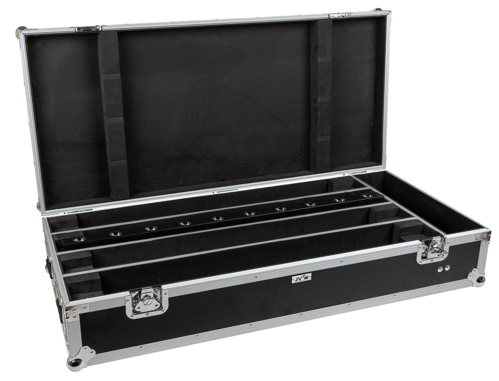 JV CASE - CASE FOR 4 EFFECT BARS 1M - JV Case Flightcase for 4 effect bars like Sunbar White / Sunbar Combi / Rave Bar / Pixbar 12TC ...