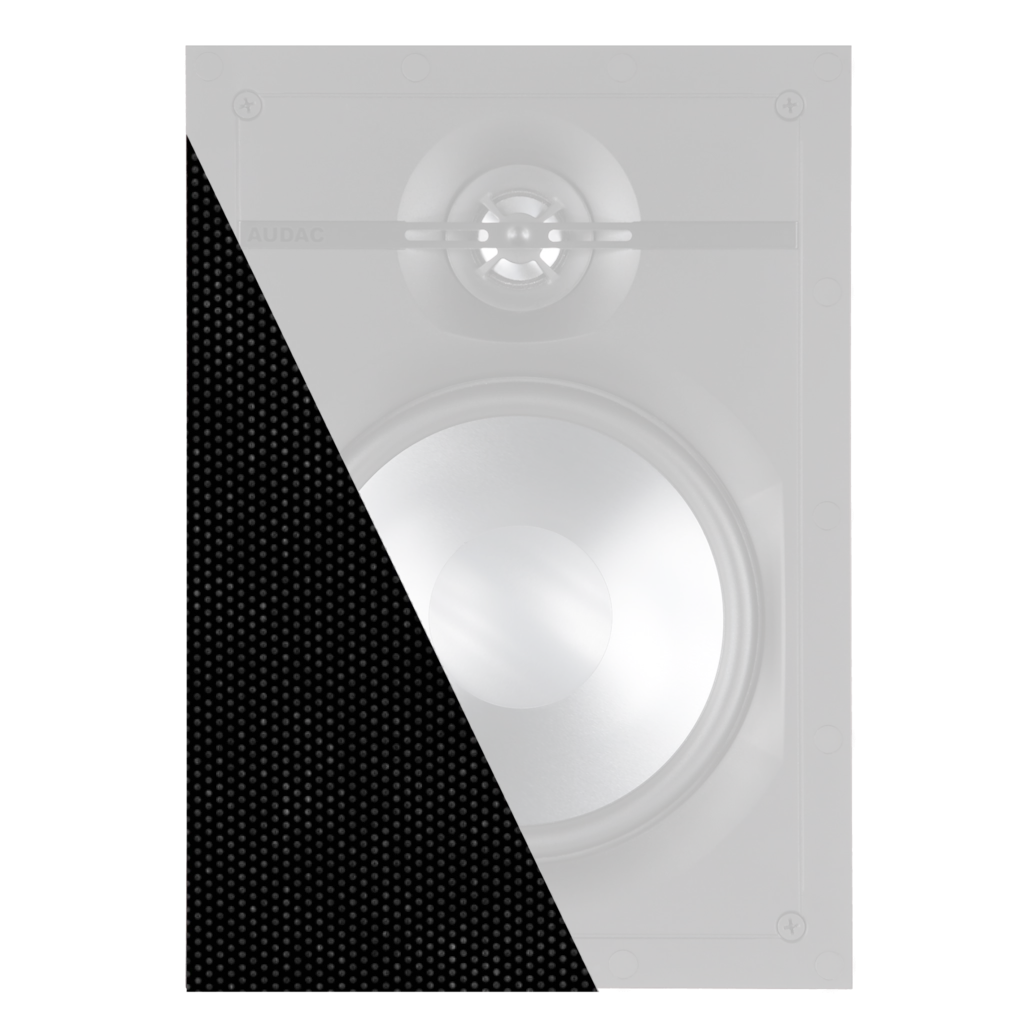 AUDAC - GLM06/B - Front grill for MERO6 - Black version (ral9005)