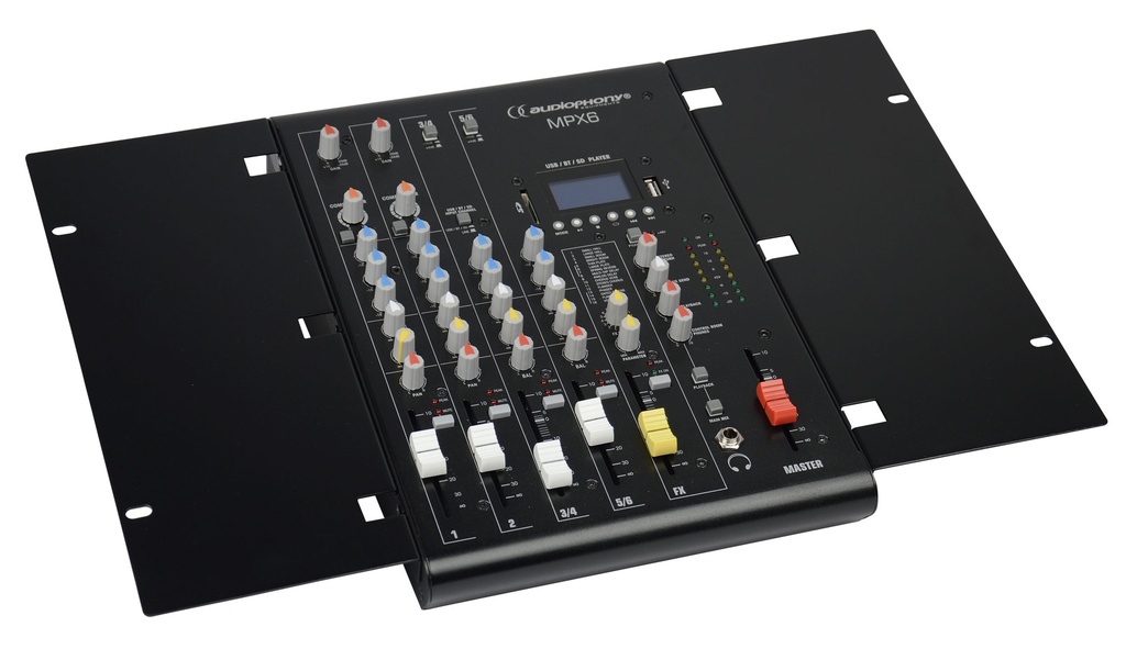 AUDIOPHONY - MPX6-RACK - Rack brackets for MPX6 mixer (1 PAIR)