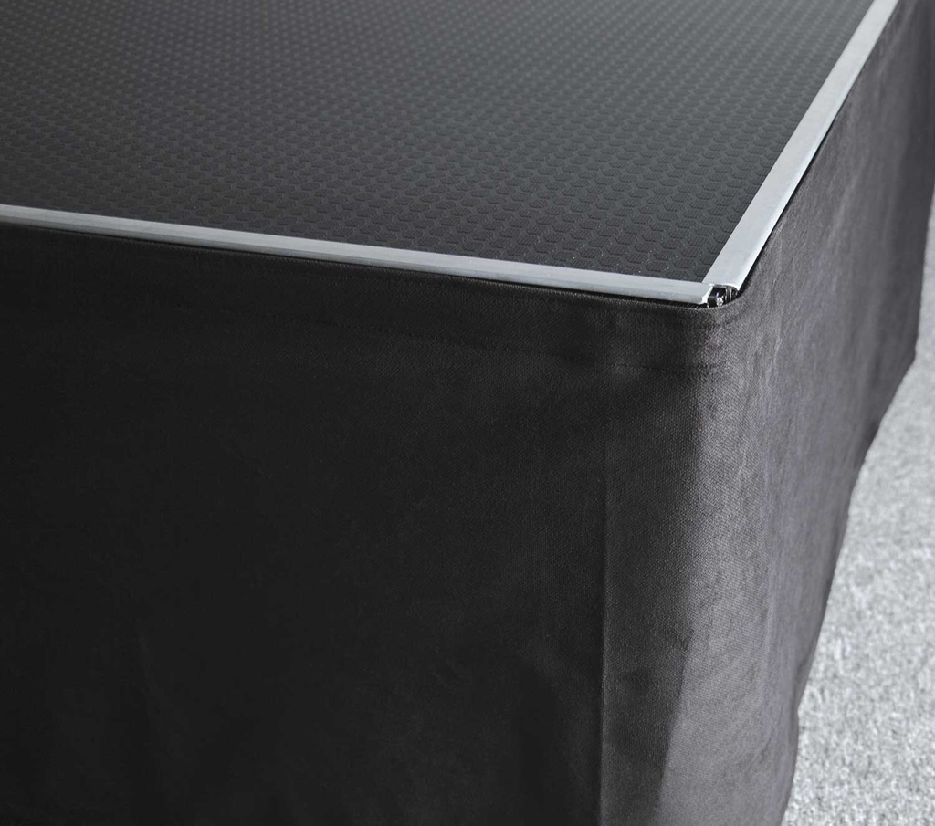 CONTESTAGE - PLTL-JU40x100 - Stage skirt for PLTL platform H40cm L105cm