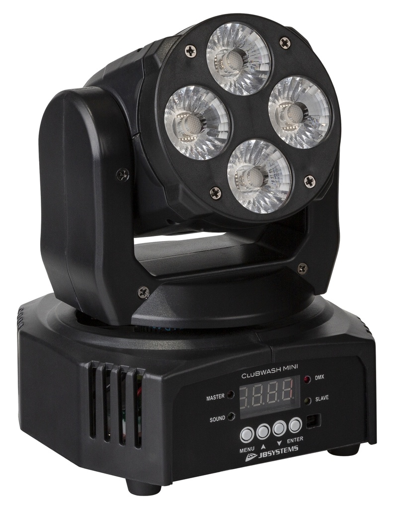 JB SYSTEMS - CLUBWASH MINI - A remarkably small and super lightweight 6in1 moving wash!