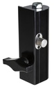 BRITEQ - TV-SPIGOT RECEIVER - This special adapter makes it possible to easily connect a standard clamp to equipment with 28mm TV-SPIGOT.