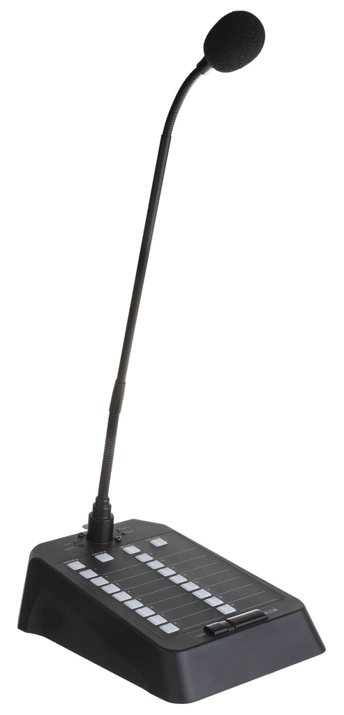 AUDIOPHONY PA - MIC-DESK16M - 16-zone desktop microphone for matrix