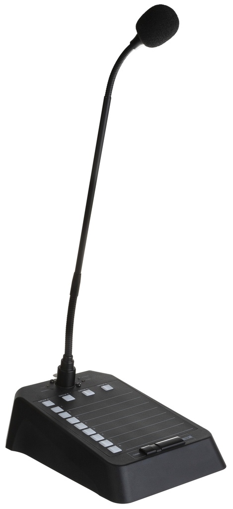 AUDIOPHONY PA - MIC-DESK8M - 8-zone desktop microphone for matrix