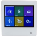 AUDIOPHONY PA - WALLAMPtouch - 2x10W wall amplifier with SD, USB, BLUETOOTH, Radio, AUX  touch screen