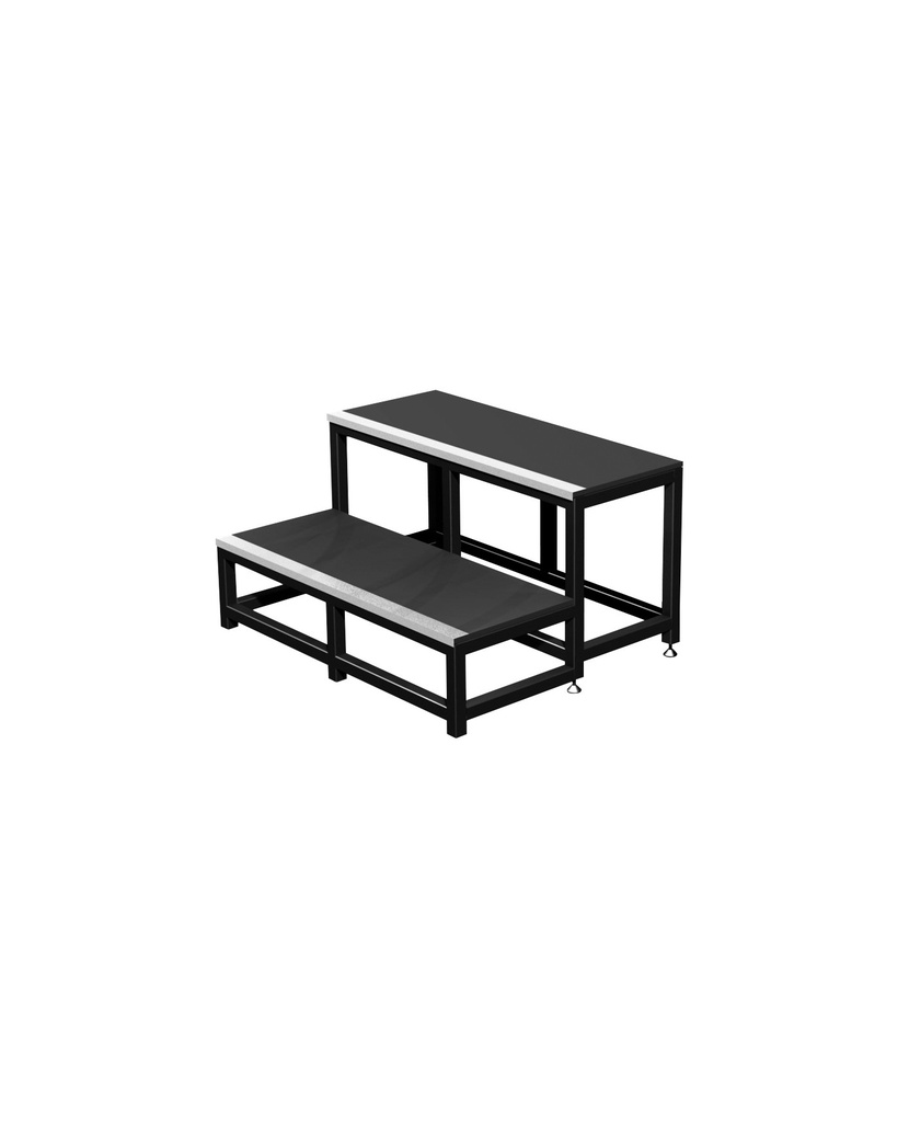 CONTESTAGE - PLT-stm40 - Modular staircase : 2 steps - Height 20cm and 40cm