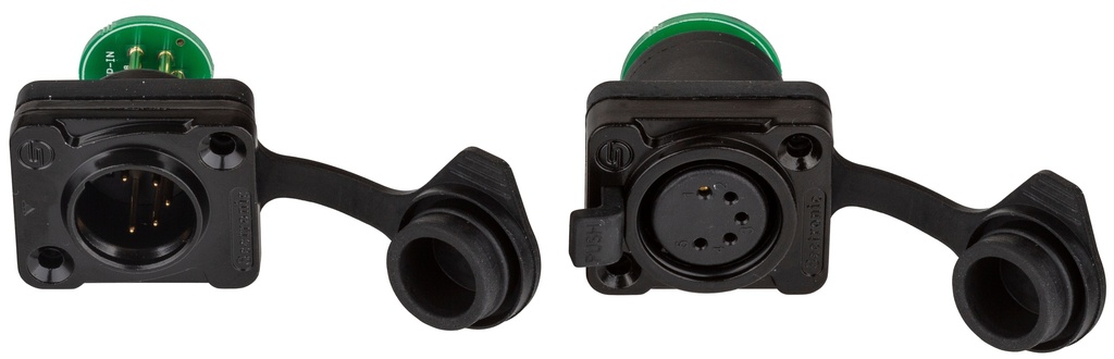 BRITEQ - BT-XLR3TO5 KIT - Modification kit to modify IP65 XLR 3pin to IP65 XLR 5pin