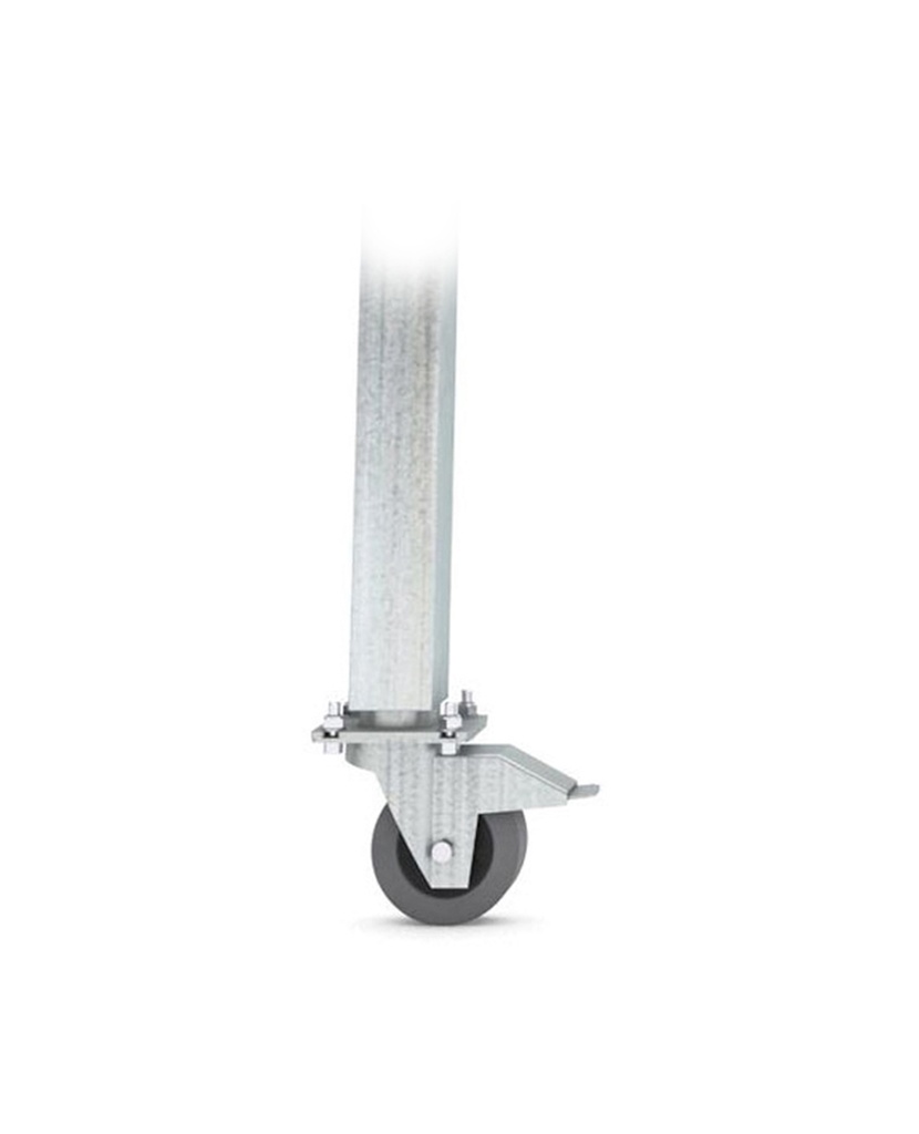 CONTESTAGE - PLTS-FW100 - Square foot with castor - Height 100cm