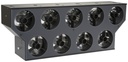 BRITEQ - BT-NONABEAM - BQ2 (EXPORT) - Create dynamic 'light curtain effects' with this extremely powerful stage projector, based on 9pcs 60W CW/WW LEDs in combination with amazing RGB glow effects.