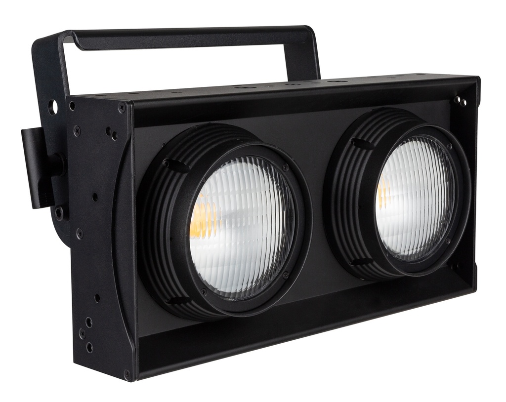 BRITEQ - BT-BLINDER2 IP - Powerful IP65 outdoor 2x 130W COB blinder with amber drift effect, behaves exactly like a halogen blinder!