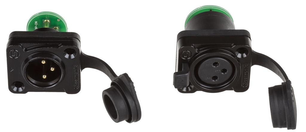 BRITEQ - BT-XLR5TO3 KIT - Modification kit to modify IP65 XLR 5pin to IP65 XLR 3pin