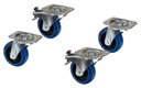 JV CASE - WHEELSET FOR WHEEL BOARD - Wheel set for WHEEL BOARD 60x60CM and 80x60CM