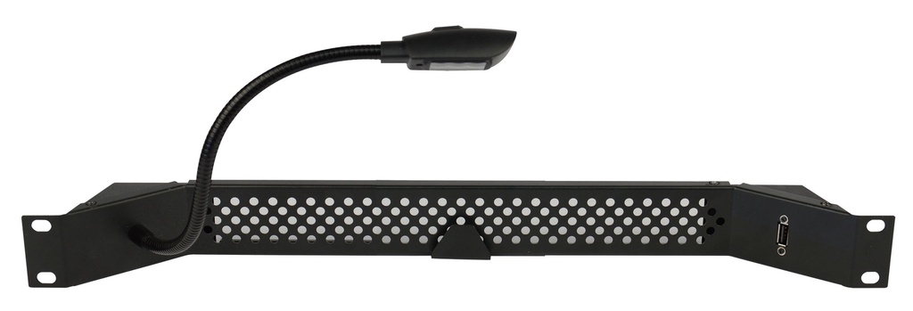 HILEC - SnakeRack - White COB LEDs rack flex light with USB charger - gooseneck