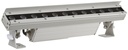 BRITEQ - LDP-COLORBAR 12FC - Powerful IP65 LED projector (length: 48cm) equipped with 12pcs 4W RGBW leds. The projector is divided in 2 independent sections.